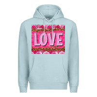 Blue Mist love valentines day Premium Hoodie - NancyCooperArtShop