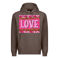 Coffee love valentines day Premium Hoodie - NancyCooperArtShop