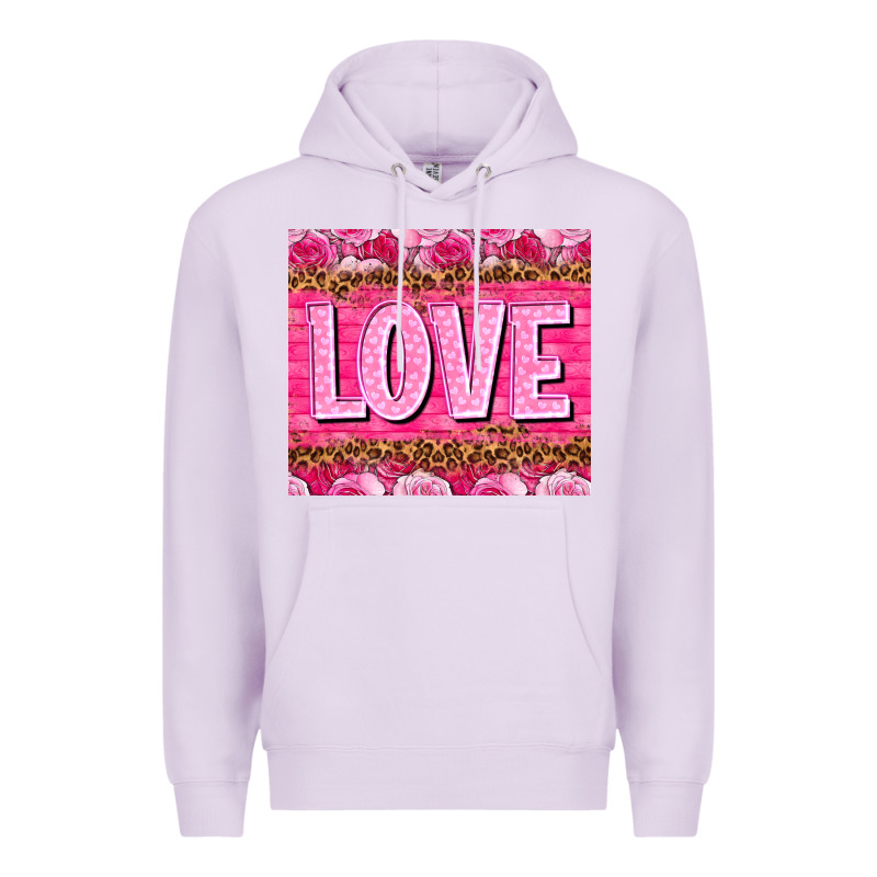 Love Valentines Day Premium Hoodie by NancyCooperArtShop | Teevron