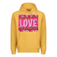 Mustard love valentines day Premium Hoodie - NancyCooperArtShop
