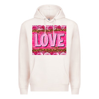 Pale Pink love valentines day Premium Hoodie - NancyCooperArtShop