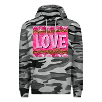 Slate Camo love valentines day Premium Hoodie - NancyCooperArtShop