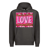 Smoke love valentines day Premium Hoodie - NancyCooperArtShop