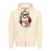 Sandshell Christmas snowman coffee Zipper Hoodie - JahusDesignShop