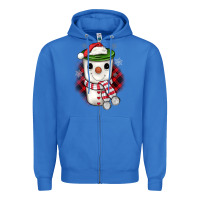 True Royal Christmas snowman coffee Zipper Hoodie - JahusDesignShop