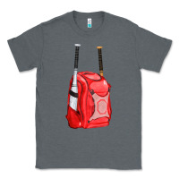 Charcoal Heather red bat backpack fa element Classic Tee - FaDigitalArtStudio