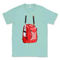 Seafoam red bat backpack fa element Classic Tee - FaDigitalArtStudio