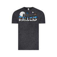 Vintage Black raising ballers volleyball Vintage Tee - Zillion Design Studio