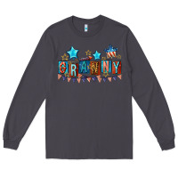 Smoke American Granny 4th of july Long Sleeve Tee - CowGirlArtShop