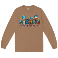 Toasted Coconut American Granny 4th of july Long Sleeve Tee - CowGirlArtShop