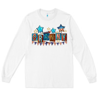 White American Granny 4th of july Long Sleeve Tee - CowGirlArtShop