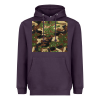 Plum camouflage glitter Heavyweight Hoodie - BarkalooDesign