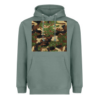 Sage camouflage glitter Heavyweight Hoodie - BarkalooDesign
