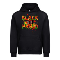 Black black and proud Urban Hoodie - LillyAllenDesigns