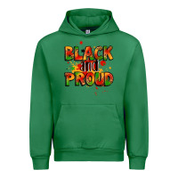 Emerald black and proud Urban Hoodie - LillyAllenDesigns