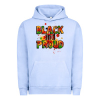 Pigment Grape Ice black and proud Urban Hoodie - LillyAllenDesigns