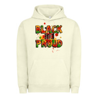 Pigment Pistachio black and proud Urban Hoodie - LillyAllenDesigns