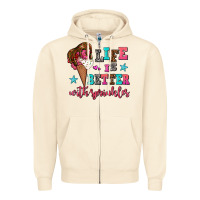 Sandshell life is better with sprinkles Zipper Hoodie - AdoDesignShop