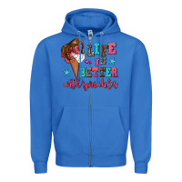 True Royal life is better with sprinkles Zipper Hoodie - AdoDesignShop