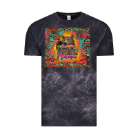 Cloud Black mama bear leopard and aztec Vintage Tee - RanaPortraitStore