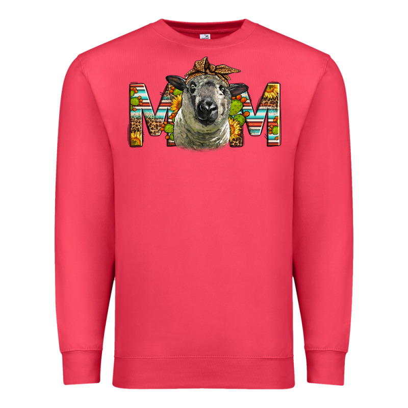 Western Hampshire Sheep Mom Premium Sweatshirt by LillyAllenDesigns | Teevron