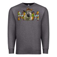 Charcoal Heather Western Hampshire Sheep Mom Premium Sweatshirt - LillyAllenDesigns