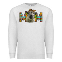 Oatmeal Heather Western Hampshire Sheep Mom Premium Sweatshirt - LillyAllenDesigns