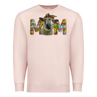 Pale Pink Western Hampshire Sheep Mom Premium Sweatshirt - LillyAllenDesigns