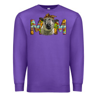 Purple Western Hampshire Sheep Mom Premium Sweatshirt - LillyAllenDesigns