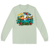 Matcha hello summer Long Sleeve Tee - SublimationCraftShop