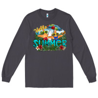 Smoke hello summer Long Sleeve Tee - SublimationCraftShop
