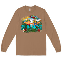Toasted Coconut hello summer Long Sleeve Tee - SublimationCraftShop