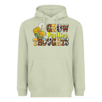 Matcha grow positive thoughts Heavyweight Hoodie - NancyCooperArtShop
