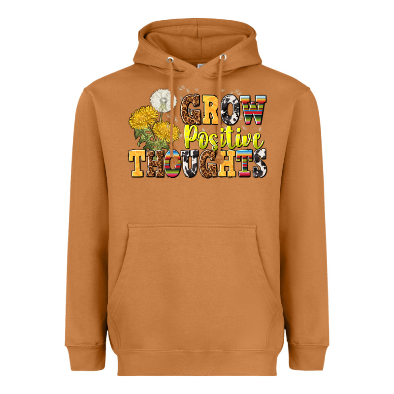 Grow Positive Thoughts Heavyweight Hoodie by NancyCooperArtShop | Teevron