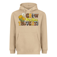 Mushroom grow positive thoughts Heavyweight Hoodie - NancyCooperArtShop