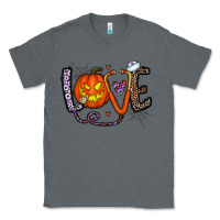 Charcoal Heather love halloween Classic Tee - CowhideDigitalArt