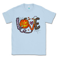 Dusty Blue love halloween Classic Tee - CowhideDigitalArt
