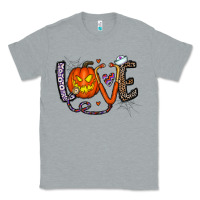 Heather Grey love halloween Classic Tee - CowhideDigitalArt