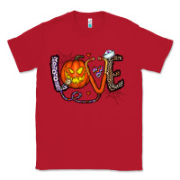Red love halloween Classic Tee - CowhideDigitalArt