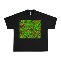 Black distressed shamrock and leopard Urban Heavy Tee - RanaPortraitStore