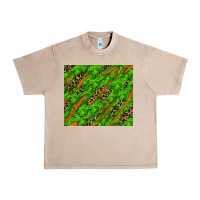 French Oak distressed shamrock and leopard Urban Heavy Tee - RanaPortraitStore