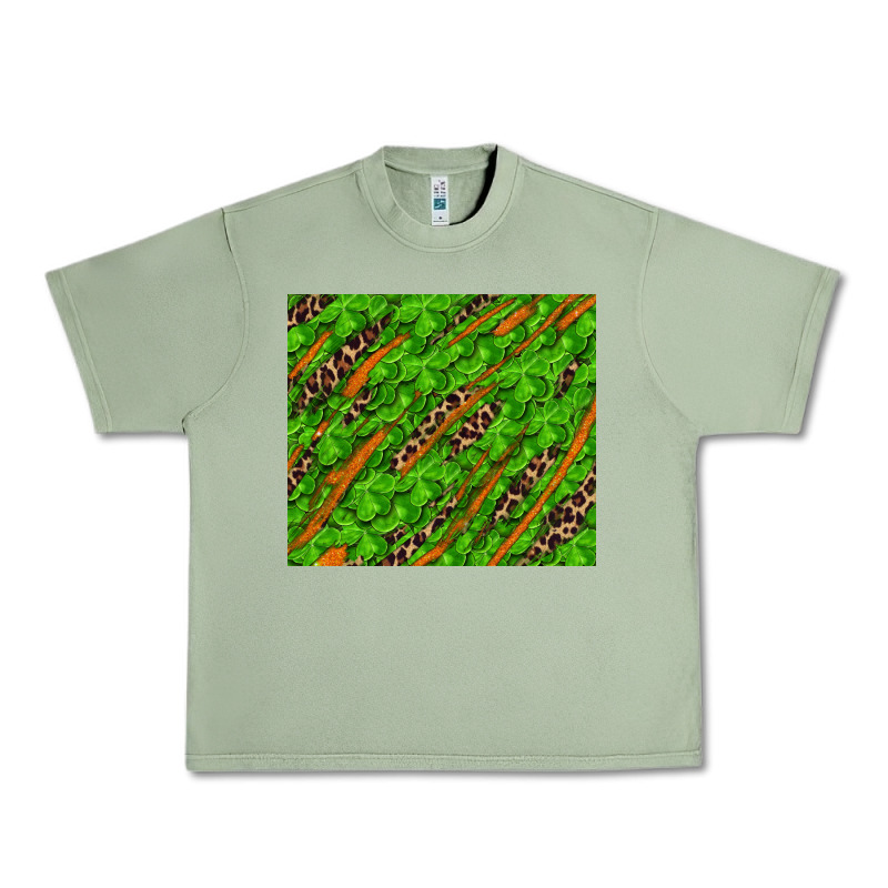 Distressed Shamrock And Leopard Urban Heavy Tee by RanaPortraitStore | Teevron