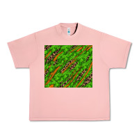 Salmon distressed shamrock and leopard Urban Heavy Tee - RanaPortraitStore