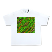 White distressed shamrock and leopard Urban Heavy Tee - RanaPortraitStore