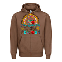 Chestnut i love my job for all the little reasons Zipper Hoodie - AdoDesignShop