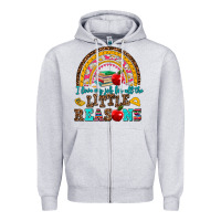 Heather Grey i love my job for all the little reasons Zipper Hoodie - AdoDesignShop