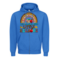 True Royal i love my job for all the little reasons Zipper Hoodie - AdoDesignShop