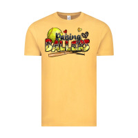 Vintage Mustard raising ballers softball Vintage Tee - Zillion Design Studio