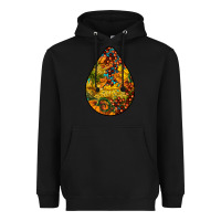 Black Fall Teardrop Heavyweight Hoodie - LillyAllenDesigns