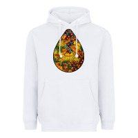White Fall Teardrop Heavyweight Hoodie - LillyAllenDesigns